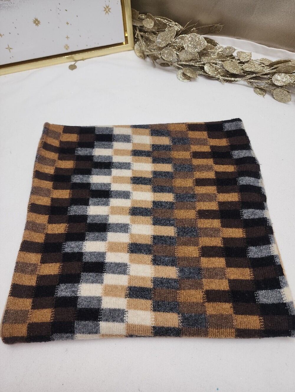 Authentic Dolce And Gabbana Wool Mix Scarf With COA